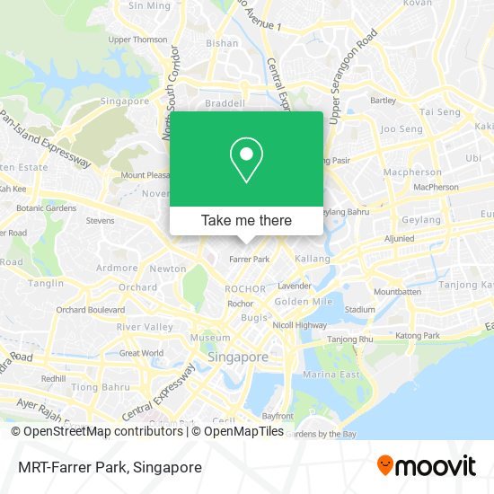 MRT-Farrer Park map