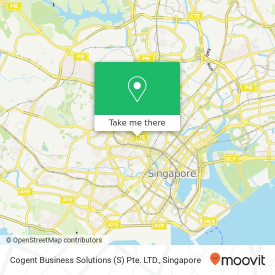Cogent Business Solutions (S) Pte. LTD. map