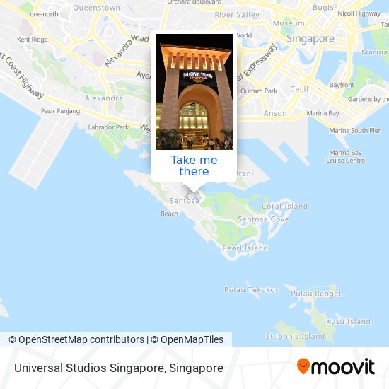 Universal Studios Singapore地图