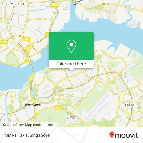 SMRT Taxis map