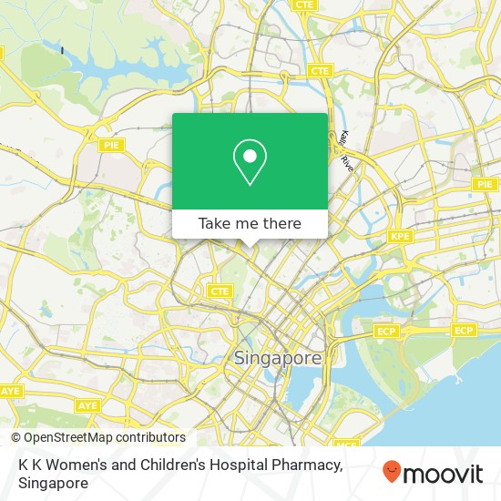 K K Women's and Children's Hospital Pharmacy map