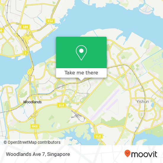 Woodlands Ave 7 map
