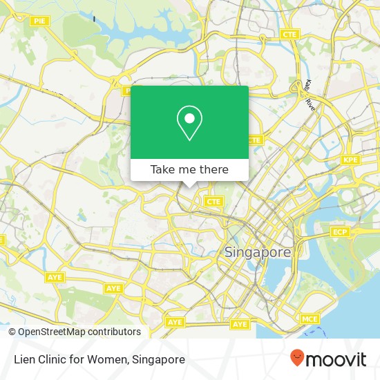 Lien Clinic for Women map