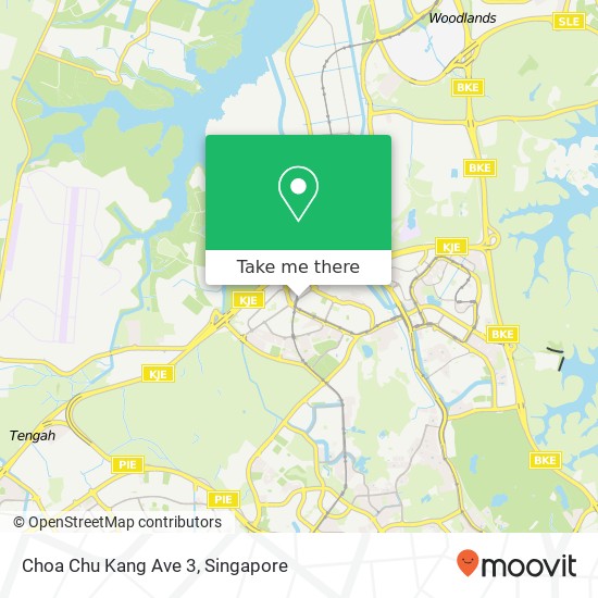 Choa Chu Kang Ave 3 map