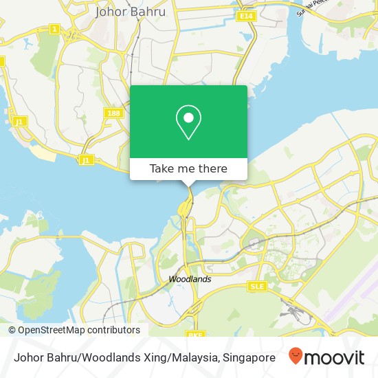 Johor Bahru / Woodlands Xing / Malaysia地图