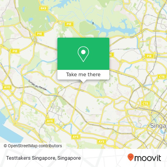 Testtakers Singapore map