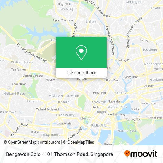 Bengawan Solo - 101 Thomson Road map