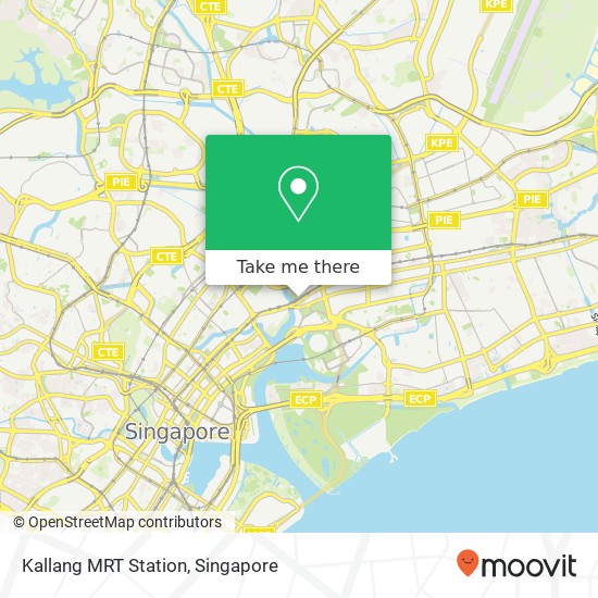 Kallang MRT Station map
