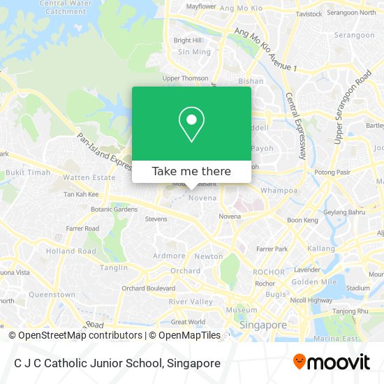 C J C Catholic Junior School map