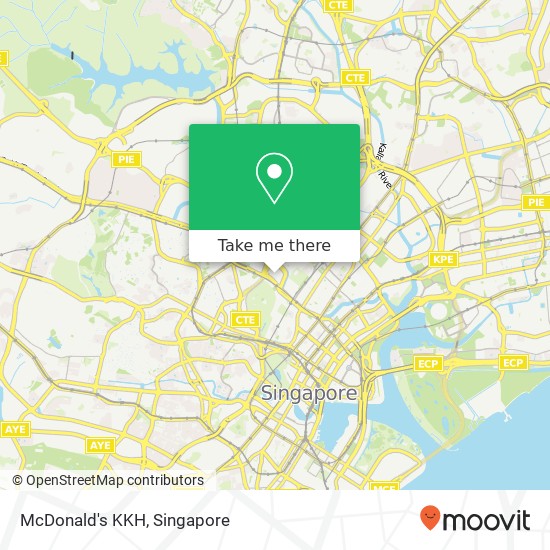 McDonald's KKH map