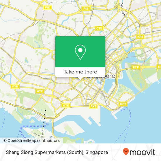 Sheng Siong Supermarkets (South)地图