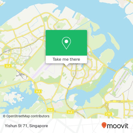 Yishun St 71地图