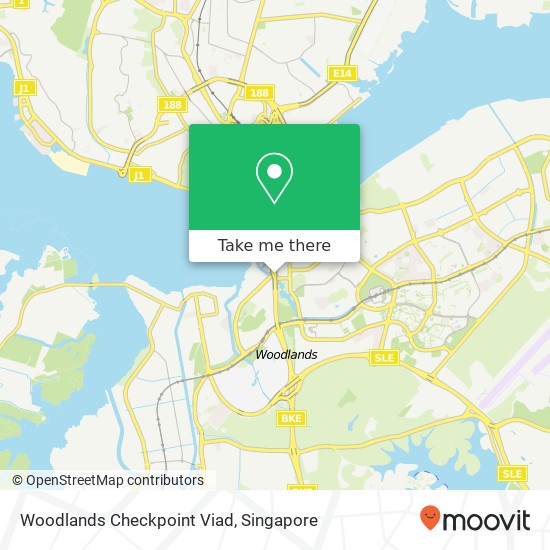 Woodlands Checkpoint Viad map