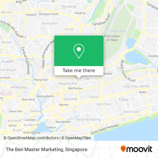 The Ben Master Marketing map