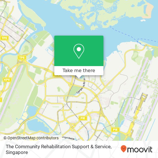 The Community Rehabilitation Support & Service map