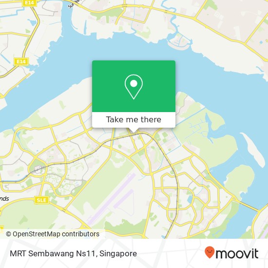 MRT Sembawang Ns11地图