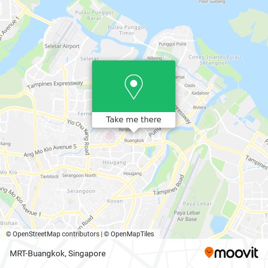 MRT-Buangkok地图