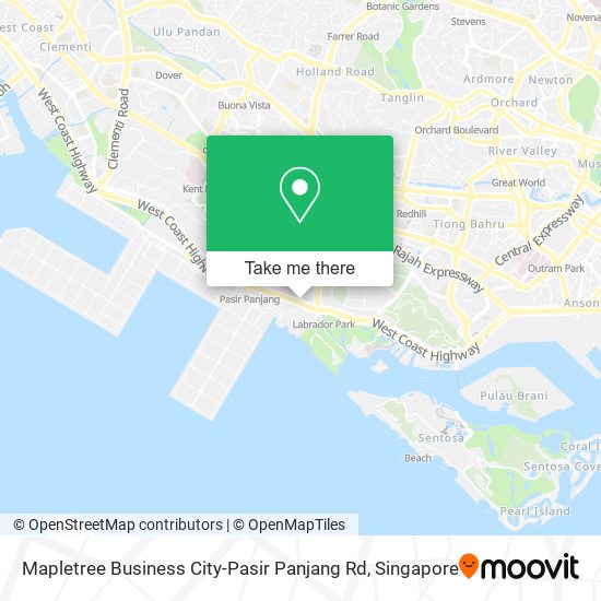 Mapletree Business City-Pasir Panjang Rd map
