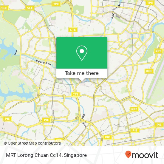 MRT Lorong Chuan Cc14 map