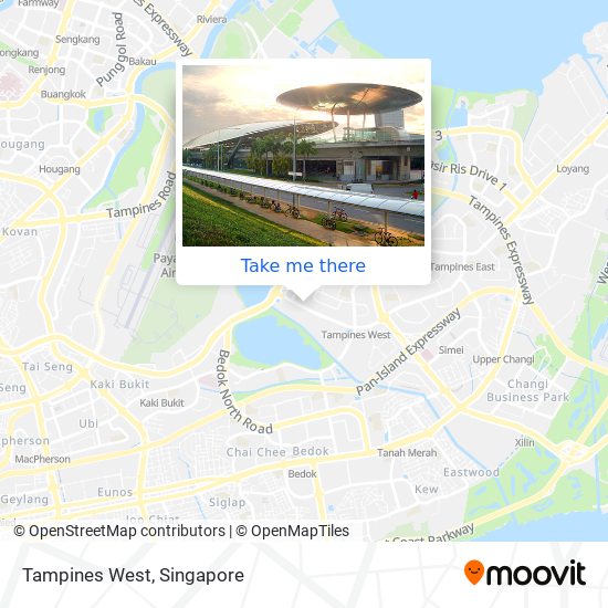 Tampines West地图