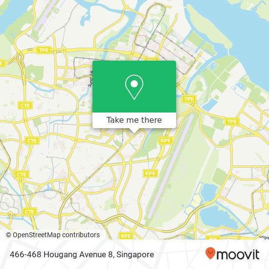 466-468 Hougang Avenue 8 map