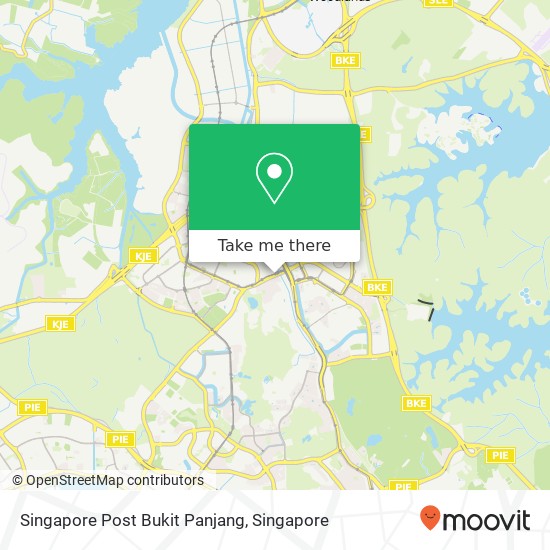 Singapore Post Bukit Panjang map