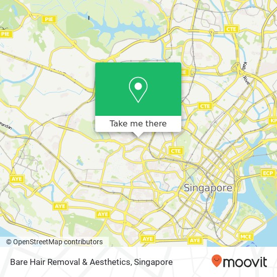 Bare Hair Removal & Aesthetics map