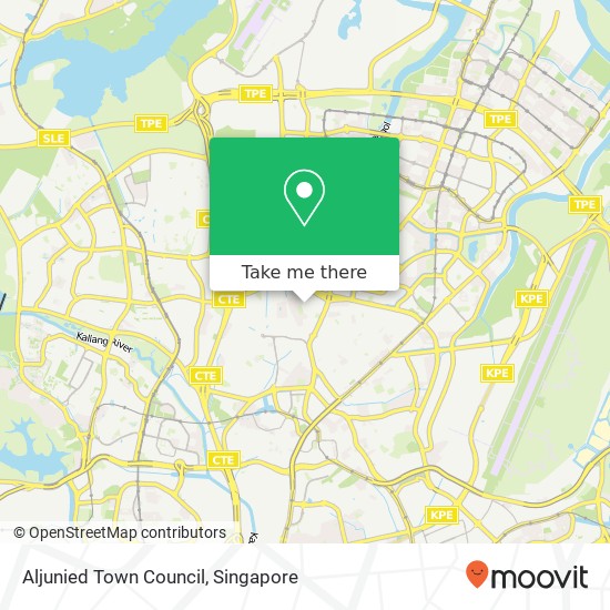 Aljunied Town Council map