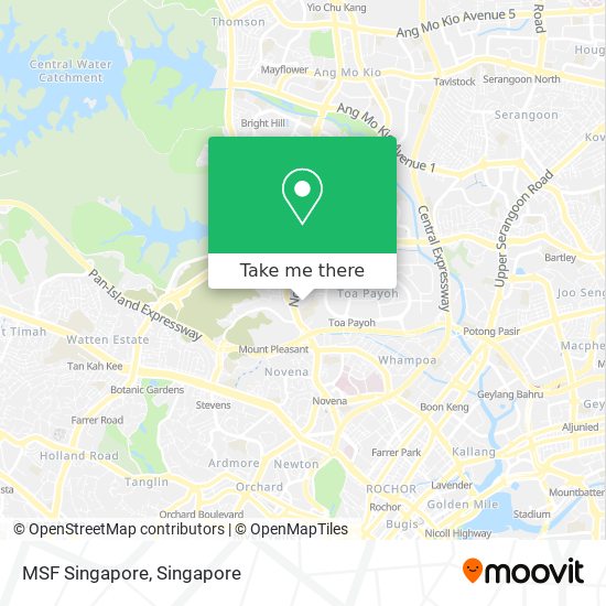 MSF Singapore map