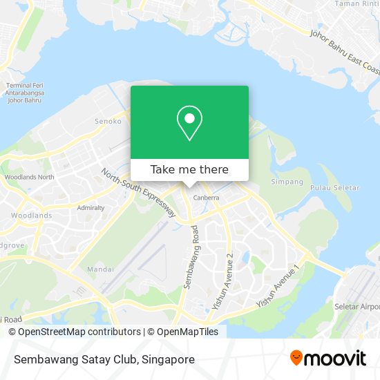 Sembawang Satay Club map