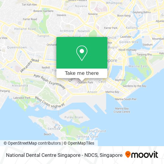 National Dental Centre Singapore - NDCS map