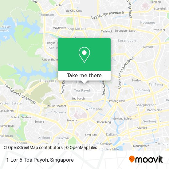 1 Lor 5 Toa Payoh map