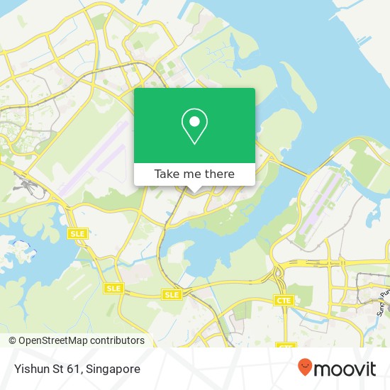 Yishun St 61地图