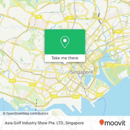 Asia Golf Industry Show Pte. LTD. map