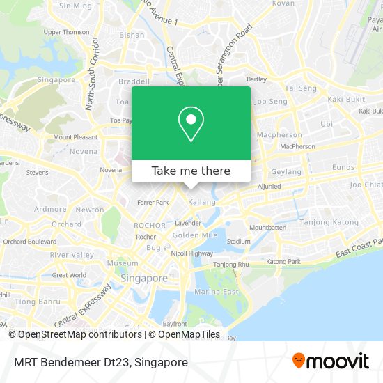 MRT Bendemeer Dt23地图