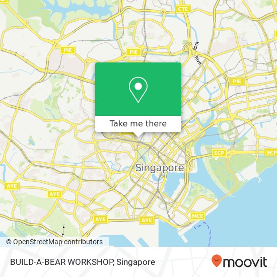 BUILD-A-BEAR WORKSHOP map