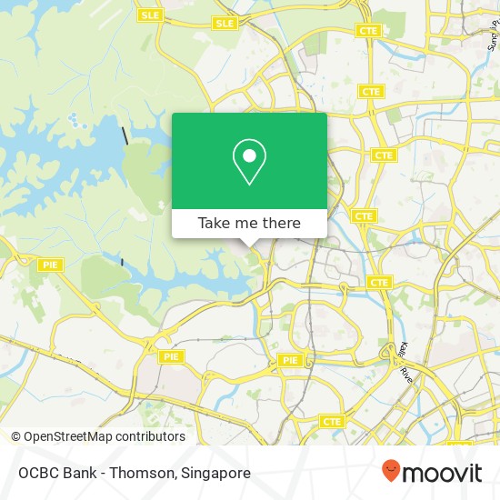 OCBC Bank - Thomson map