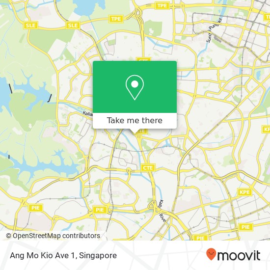 Ang Mo Kio Ave 1 map