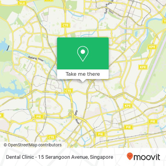 Dental Clinic - 15 Serangoon Avenue map