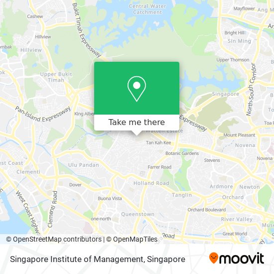 Singapore Institute of Management map