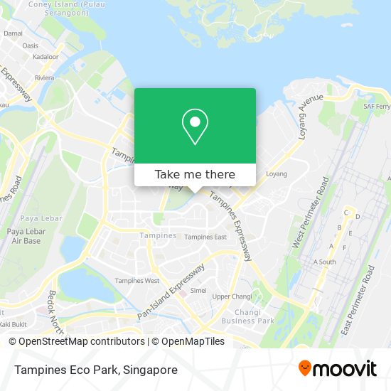 Tampines Eco Park map