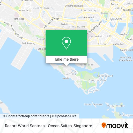 Resort World Sentosa - Ocean Suites map