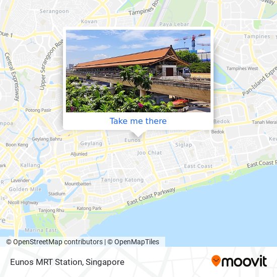 Eunos MRT Station地图
