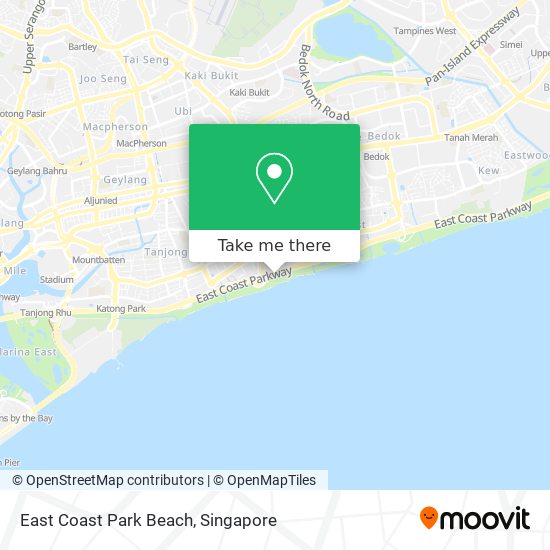 East Coast Park Beach地图