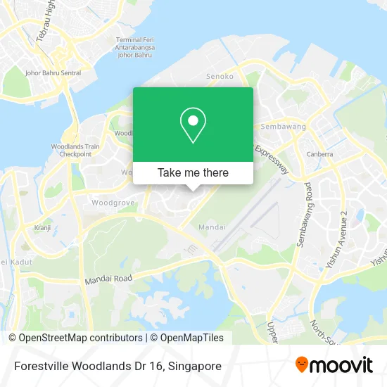 Forestville Woodlands Dr 16 map