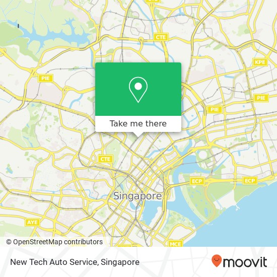 New Tech Auto Service map