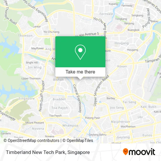 Timberland New Tech Park map