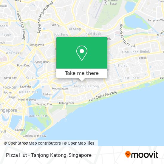 Pizza Hut - Tanjong Katong map