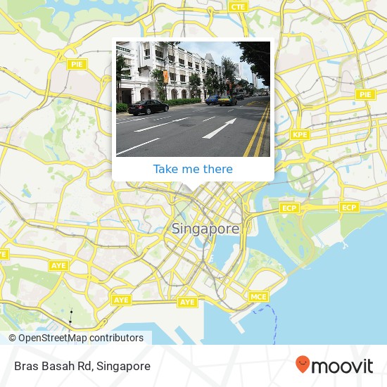 Bras Basah Rd map