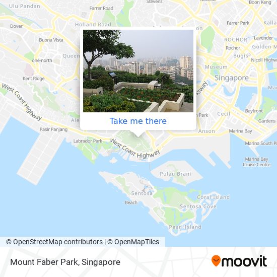 Mount Faber Park地图